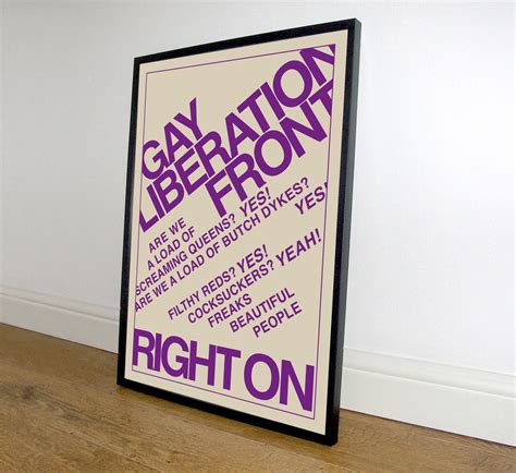 1969 Gay Liberation Front Poster 1970s Poster Print New York Etsy