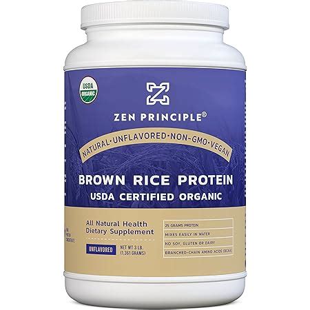 Amazon Naked Rice 1LB Organic Brown Rice Protein Powder Vegan