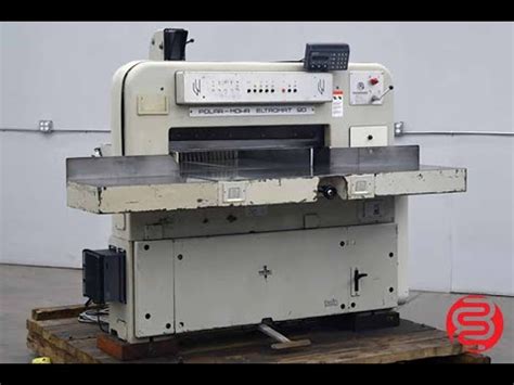 Polar Mohr Eltromat 90 Paper Cutter YouTube