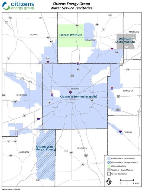 See Map of Where We Provide Water Service | Citizens Energy Group