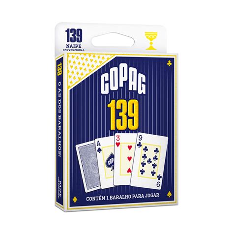 Baralho 139 Copag - Baralho 139 Tradicional COPAG | Naipe Convencional ou Grande | Azul ou ...