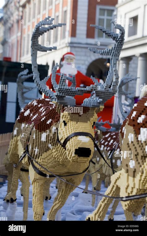 Lego Sleigh With Father Christmas Hi Res Stock Photography And Images