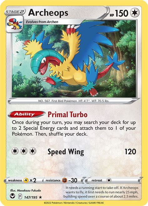 Serebii Net Pok Mon Card Database Silver Tempest Archeops