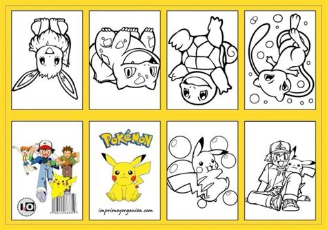 Pokemon Mini Libros Libros Para Colorear Libros Para Pintar