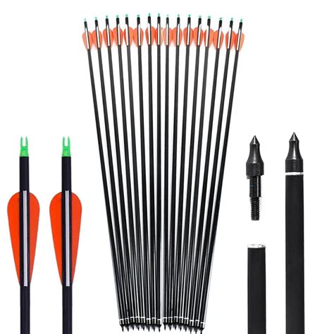 Carbon Arrowhead Bolts Carbon Arrows Darts Pcs Archery