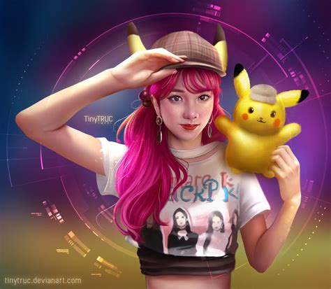 Jisoo Pikachu Fan Art By Tinytruc On Deviantart