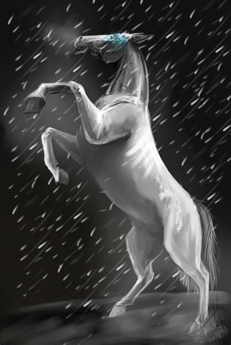 Off White Horse Spirit By Fiery Vulpes On Deviantart