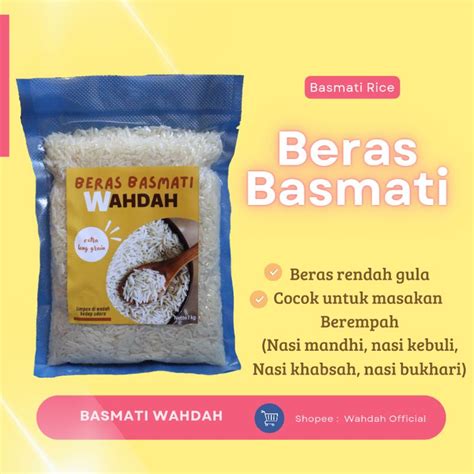 Jual Beras Basmati Premium 1 Kg Shopee Indonesia