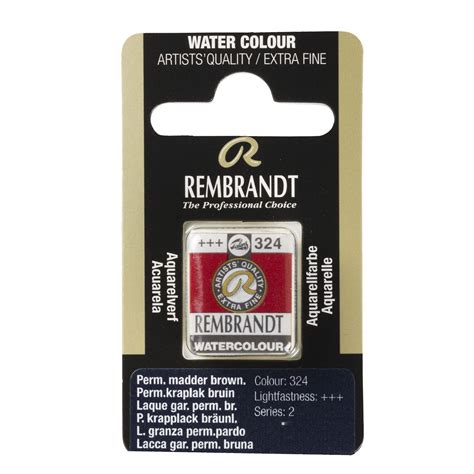 Aquarela Rembrandt Pastilha Permanent Madder Brownish