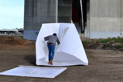 35 Pound Foldable Compact Shelter Provides Lightweight Disaster Housing