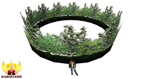 Second Life Marketplace Kk Wall Of Trees Hedge Circular Mc