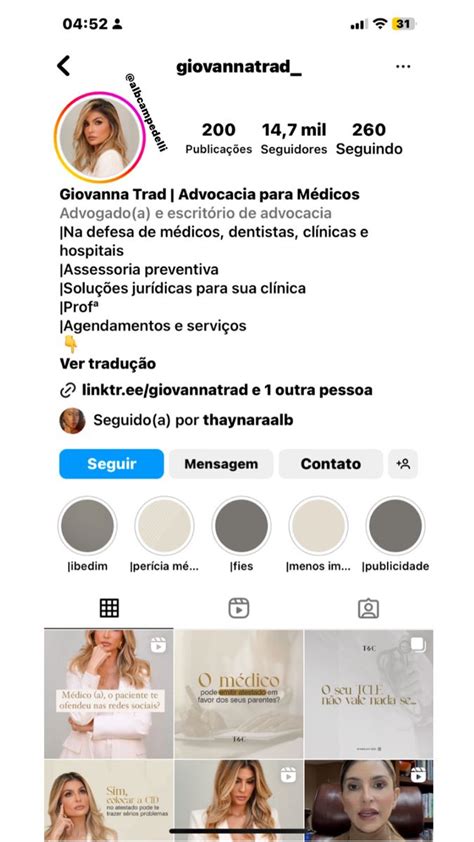 Inspiração de Bio para Instagram Profissional Dentistas Bio para