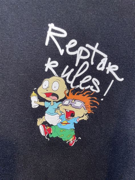 Nickelodeon Rugrats Reptar Rulestommy And Chuckie Blac Gem