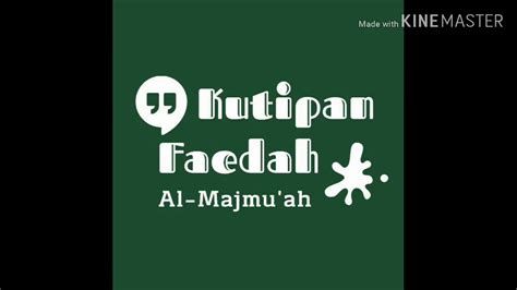 Kumpulan Poster Fawaid Kutipan Faedah Part Youtube