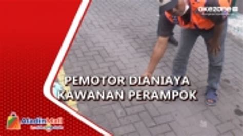 Berusaha Pertahankan Tas Pemotor Dianiaya Kawanan Perampok Di Bekasi