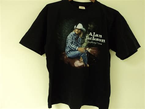 Vintage 90s Alan Jackson Concert Unisex Tee Shirt Size Xl Etsy Norway