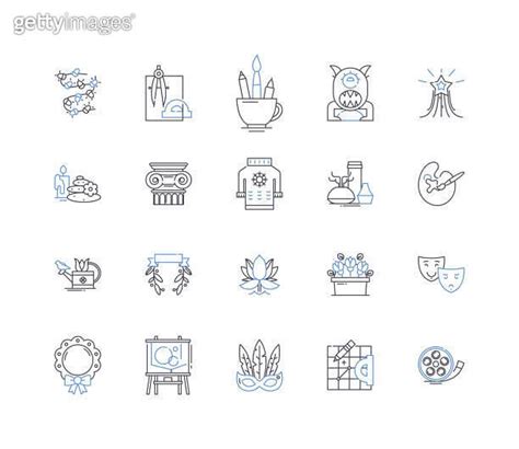 Resourceful Pursuits Line Icons Collection Innovation Creativity