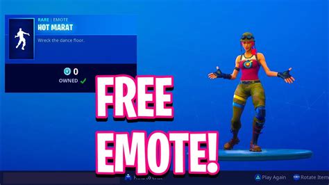 FREE HOT MARAT EMOTE DANCE Fortnite ITEM SHOP NOVEMBER 23 BULLSEYE