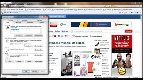 Como Colocar Pagina Inicial Na Internet Explorer Youtube