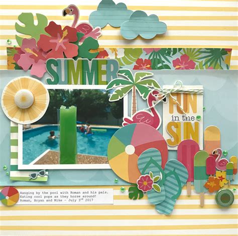 Fun In The Sun Scrapbook Scrapbooking Projects Scrapbooking