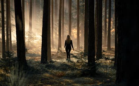 Women In Forest Wallpapers Wallpaper Cave