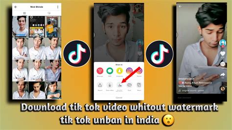 How To Download Tik Tok Vidoe After Ban Download Whiteout Watermark