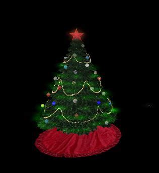 Second Life Marketplace - Red Velvet Christmas twinkle tree