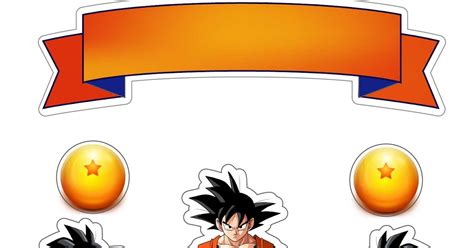 Topo De Bolo Dragon Ball Z Para Imprimir