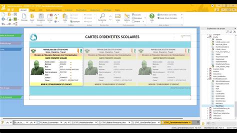 Gestion Scolaire Cr Ation Des Cartes Scolaire Application Windev