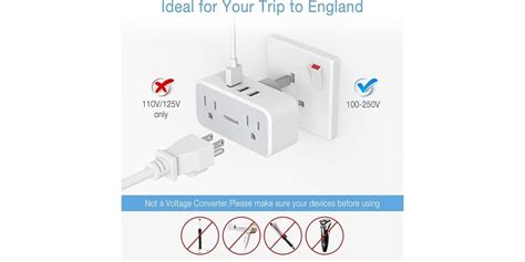 Pack Tessan Type G Outlet Adapters