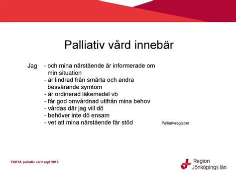 Palliativ V Rd Fakta Palliativ V Rd Sept Ppt Ladda Ner