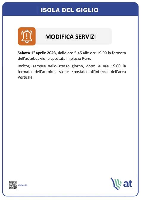 Orari E Fermate Autobus All Isola Del Giglio Dal Aprile