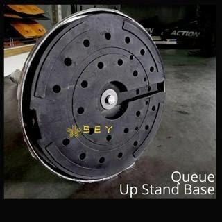 Sey M Black Gold Siler Stainless Steel Queue Stand Retractable