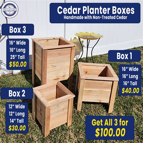 Cedar Planter Boxes