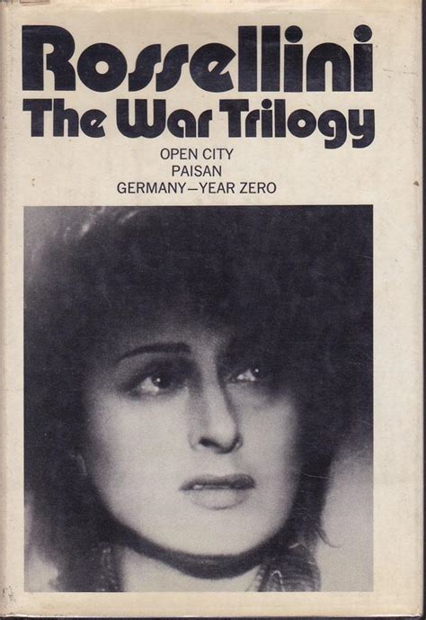 The War Trilogy By Rossellini Roberto Fine Hardcover Hardback 1973