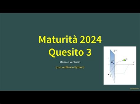 Maturit Quesito Soluzione Seconda Prova Liceo Scientifico