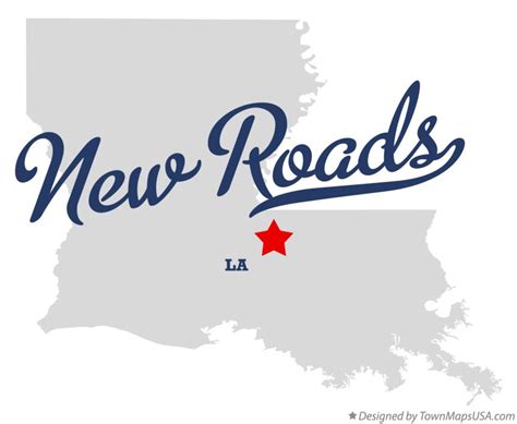 Map of New Roads, LA, Louisiana