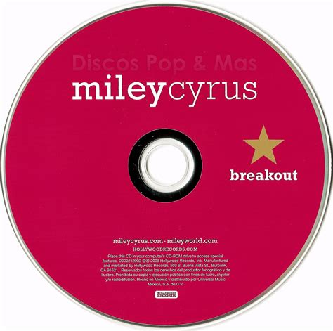 Discos Pop & Mas: Miley Cyrus - Breakout