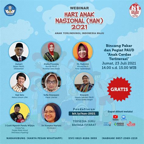 Meski Pandemi Sejumlah Acara Meriahkan Hari Anak Nasional 2021 Ada