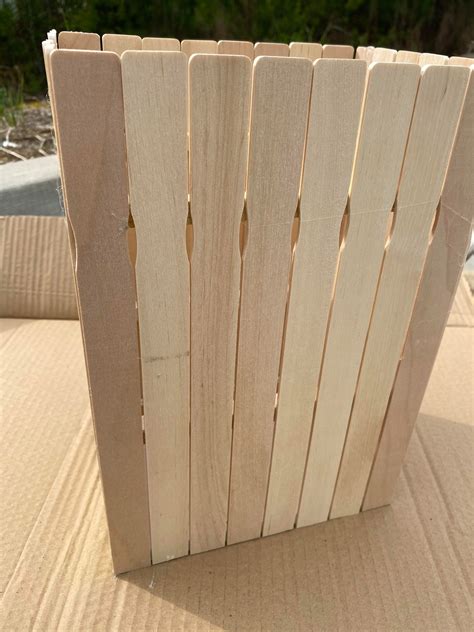 Diy Wooden Paint Stick Box The Shabby Tree