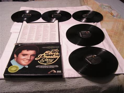 Elvis Presley Limited Edition 5lp Boxset The Elvis Presley Story Eur 46