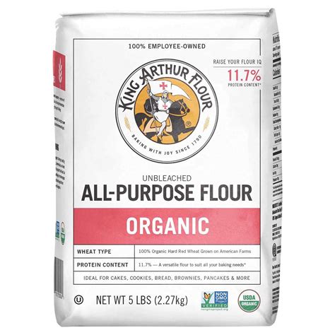 Amazon King Arthur Flour Organic Artisan All Purpose Flour