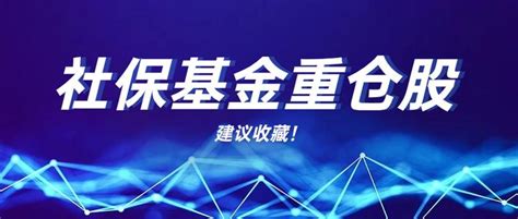 2023全国社保基金持仓股票一览表社保基金前十大重仓股 知乎