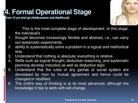 😍 Piaget formal operational. Formal Operational Stage Research Papers on Piaget's Cognitive ...