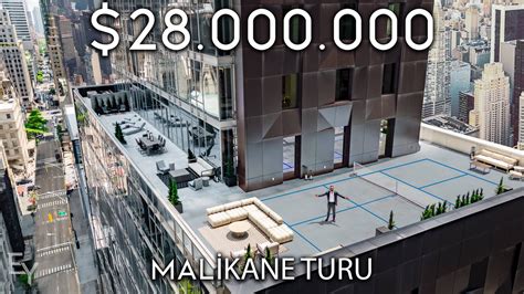 New York ta 28 000 000 lık Dublex Rezidans Turu YouTube