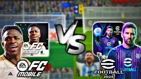 EFOOTBALL 2024 VS EA FC 24 QUAL E O MELHOR COMPARAÇÃO GRÁFICOS E