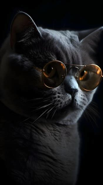 Premium Photo Ai Generated Illustration Of A British Shorthair Cat