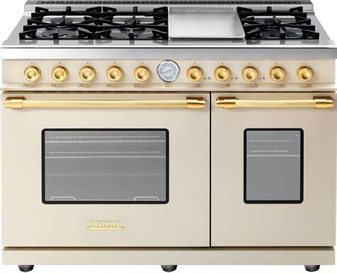 Superiore Rd482gccg 48 Inch Freestanding Gas Range With 6 Sealed Burners Dual Oven 57 Cu Ft