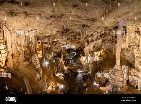 Inside The Observation Cave At The Exotic Garden On The Mountainside Of