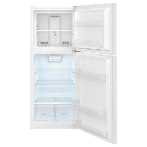 Frigidaire 116 Cu Ft Top Freezer Apartment Size Refrigerator White